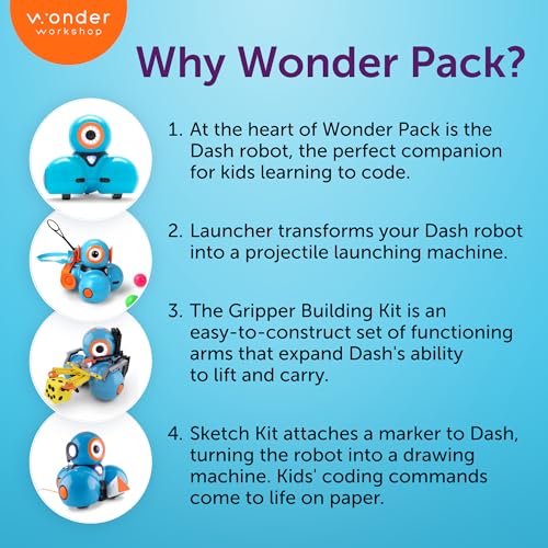 Wonder Workshop Wonder Pack, Coding Educational Bundle for Kids 6 and Older - size: Wonder Pack