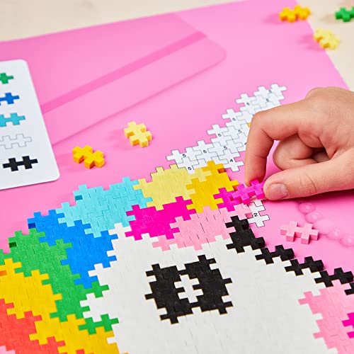 PLUS PLUS Puzzle By Number, Unicorn - 250 Piece Building Set - style: Unicorn