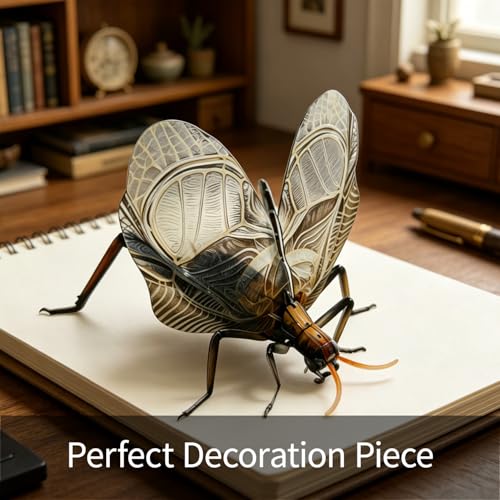 3D Acrylic Insect Puzzle DIY Bug Model Kit Animal STEM Gift - color: Bell Cricket