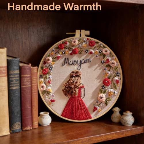 Wedding Photos Embroidery Starter Kit, Valentine's Day Gifts,DIY Needle Punch Kit, Punch Needle Kits for Beginners,Include Pre-Printed Fabric,Tools,Embroidery Hoop,Threads. (Wedding Photo No. 2) - color: Wedding Photo No. 2