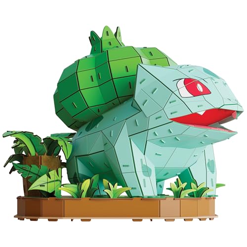 4D Build Pokémon Bulbasaur 3D Puzzle Model Kit, Desk Décor, Shelf Display - style: Bulbasaur 195 pcs