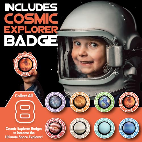 Cosmic Dig Kit by Big Discoveries - Explore the Planets of the Solar System with Gem & Fossil Excavation Kits for Kids | STEM Toy Science Dig Kits with Gemstones for Boys and Girls - style: Mars