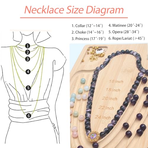 Bead Board for Jewelry Making, Necklace Bracelet Making Kit, Design Tray