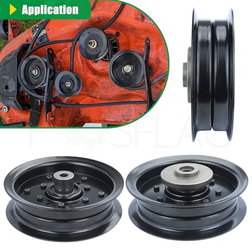 2 Pack 532196104 with 532196106 Idler Pulley for Husvqarna 54" Deck - color: T25 196104+2×196106