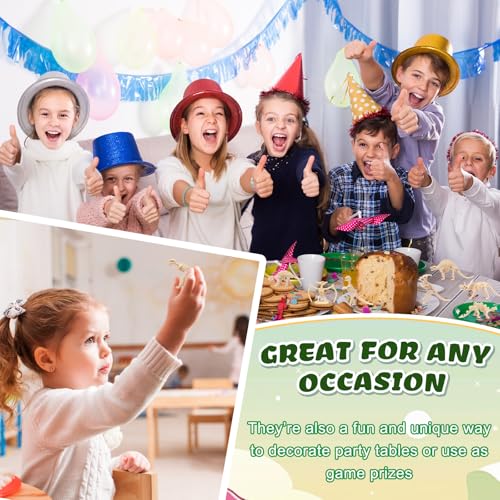 100Pcs Dinosaur Fossil Skeletons Bulk, Mini Dinosaur Bones Figures for Kids - size: 100 Pcs