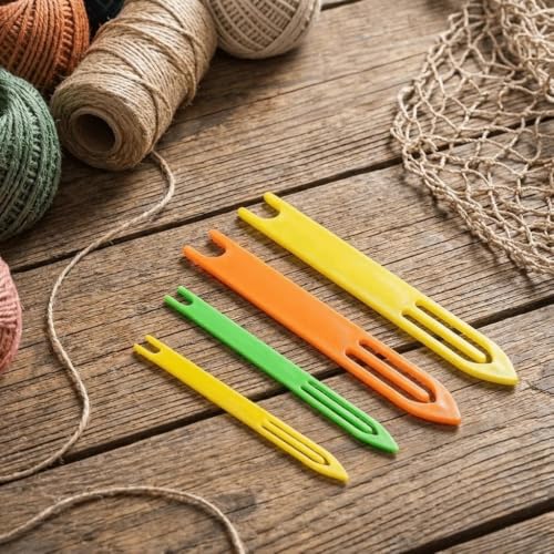 Hand-Knitting Kit Lightweight Yarn Weaving Tools Starter Kit Small Frame Hand-Knitting Frame Looms for Weaving Lover - color: Set C