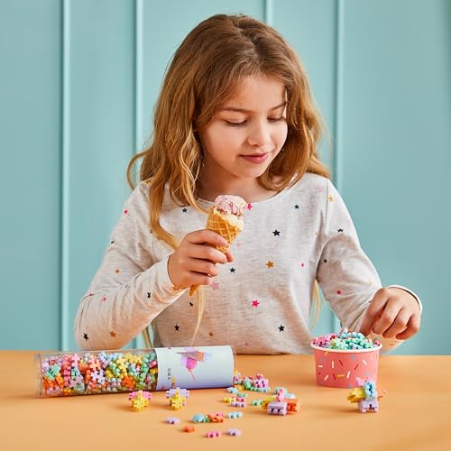 PLUS PLUS 240 Piece Gelato Mix - Mini Waffle Blocks, Classroom Must Haves - style: Gelato Mix Play Tube