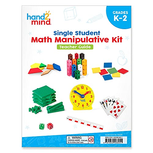 hand2mind Individual Student Manipulative Kit For Kids Ages 5-7, Individual Practice For Children At Home Or Classroom, Easy To Follow Guide, Math Manipulative Supplies, Homeschool Supplies (Set of 4) - style: (Set of 4)
