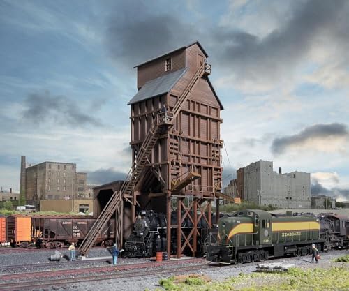Walthers Cornerstone Series® N Scale Wood Coaling Tower - Kit 3-5/8 x 2-1/4 x 6-1/2" 9.2 x 5.7 x 16.5cm - style: Wood Coaling Tower