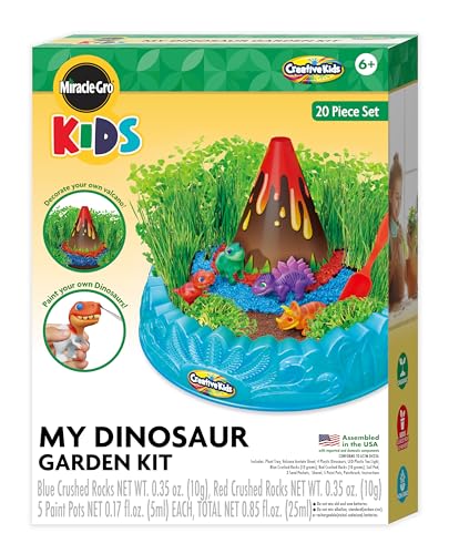 Creative Kids Miracle GRO Dinosaur Garden Kit, Multicolor - style: Dinosaur Garden