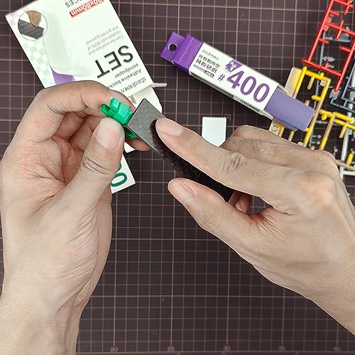 stedi Carbon Fiber Sanding Sticks 7PCS Hobby Model Tools for Sandpaper - style: 7PCS Carbon Fiber Sanding Sticks