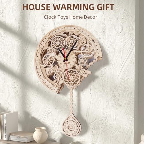 3D Wooden Puzzle Clock for Adults - color: Clock