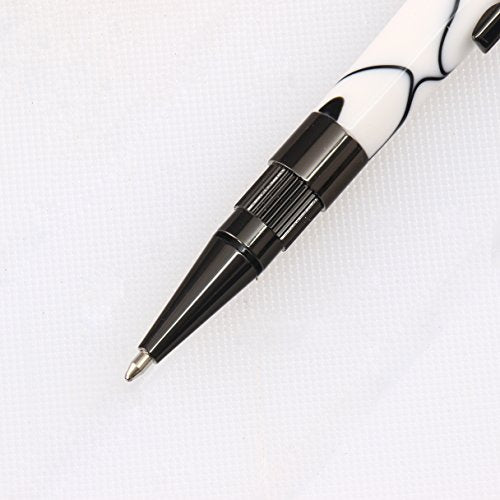 Legacy Woodturning, Gear Click Pen Kit - Gun Metal, 8 Pack, Woodworking Project Kit