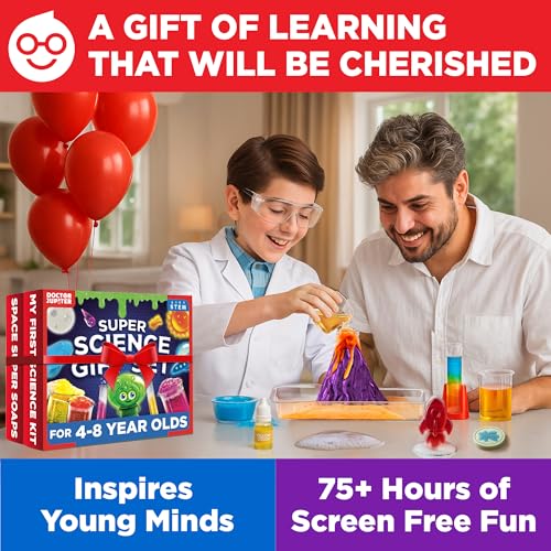Doctor Jupiter Super Science Gift Set for Kids Ages 4+, Birthday Gift - style: Super Science Gift Set: 4+
