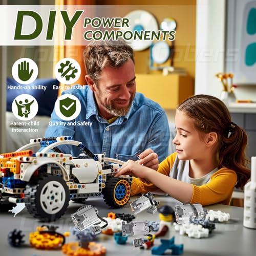 9-in-1 Motor-Kit Power-Function-Set Compatible with Major Brand