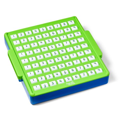 hand2mind Division Practice Board, Math Facts Games, Elementary Math Manipulatives, Educational Toys, Kids Learning Toys, Number Centers for Classroom, Division Chart Learning Activities