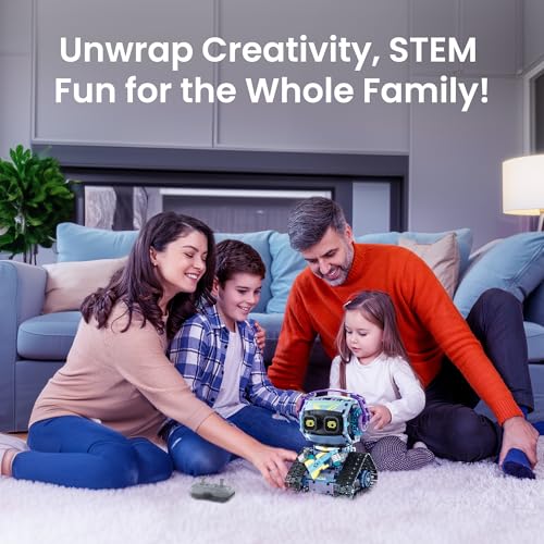 Sillbird Robot Building Kit with Remote Control STEM Gifts for Boys 8-12