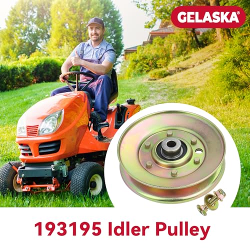 GELASKA 193195 189993 Idler Pulley for Husqvarna 48" GT5000 GTH2548 Decks - color: A11 1x193195
