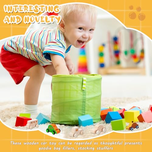 Beeveer 20 Pcs Unfinished Wooden Cars DIY Toys, Paintable Wood Toy Cars Crafts to Paint for Students Home Activities Family Time Handicraft Projects Party Favors - style: Classic
