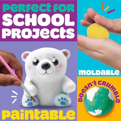 Play-Doh Air Dry Clay, 5 oz. Yellow Clay Bag, Art Supplies, Craft Supplies, Clay Tools & Kit, Modeling Clay for Kids, Air Dry Clay Kit, Arts & Crafts for Adults and Kids - color: Yellow, size: 1 Pack (5 oz)