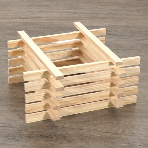 Wood Strips Slats Wooden Sticks for Crafts 3/8"x 3/4" x 12", 20 PCS Square Wooden Dowels for Crafts, Wood Trim Planks for Wall, Unfinished Pine Lumber Pieces for Crafting, Woodworking Models Making - size: 3/8x3/4x12 in-20 PCS