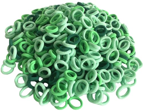 500 Pcs Spring Pastel Cloth Loom Bands Refill, Elastic Fabric Loom Loops - color: Spring