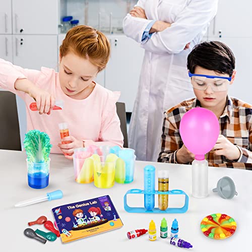 Science Kit for Kids,80 Science Lab Experiments,Scientist Role Play - style: Science kit with 80 experiments