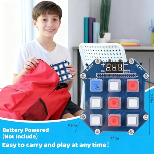 MIOYOOW DIY 3-in-1 Electronic Game Soldering Kit for Teens & Adults