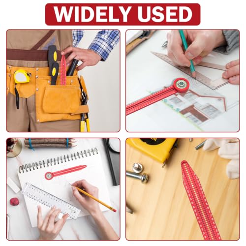 Circle Woodworking Compass Drawing Tool,Large Adjustable Circle Compass Maker Geometry Tool Metal Alloy Scribing Gauge for Carpenter Architect Student Multifunctional Marking Level Ruler