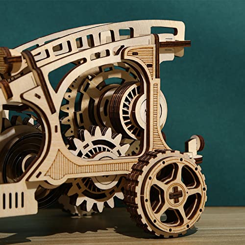 3D Wooden Puzzles for Adults Vintage Dodgems Model Kits, 3D Wooden Car Model Kits to Build, DIY 3D Model Building Kits Desktop Toys for Adults/Teens Boys - style: Vehicle Model