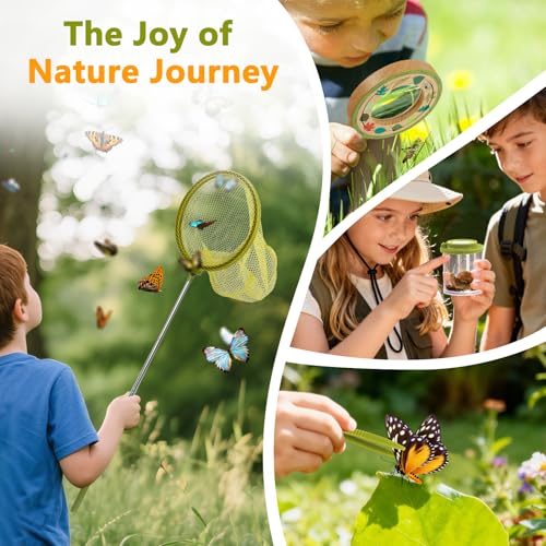 Wooden Bug Catcher Kit for Kids 3+, Bug Catching & Outdoor Explorer kit