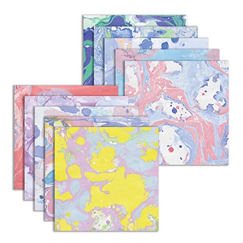 Origami Paper Kit 50 Sheets, 6x6 Inch Double Sided 20 Vivid Colored Paper - color: 50sheets-watercolor texture