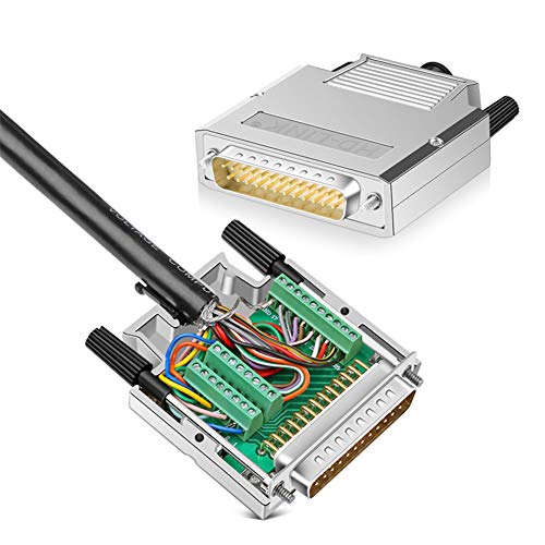 DB25 Solderfree Serial to 25 pin Terminal Thinner Male Adapter - style: Male Metal
