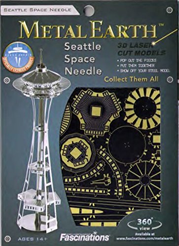 Metal Earth Seattle Space Needle 3D Metal Model Kit Fascinations