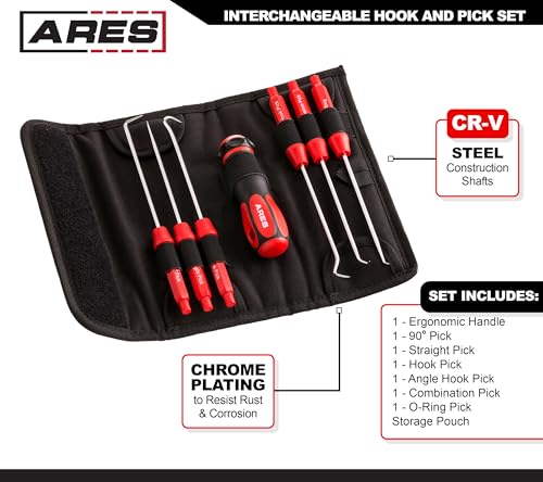 ARES 70255 Interchangeable Hook and Pick Set - size: Interchangeable Hook and Pick Set