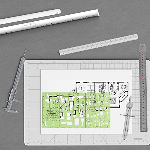 Pacific Arc Professional Plumbing Elevation Template Guide - style: Pro Plumbing Elevation