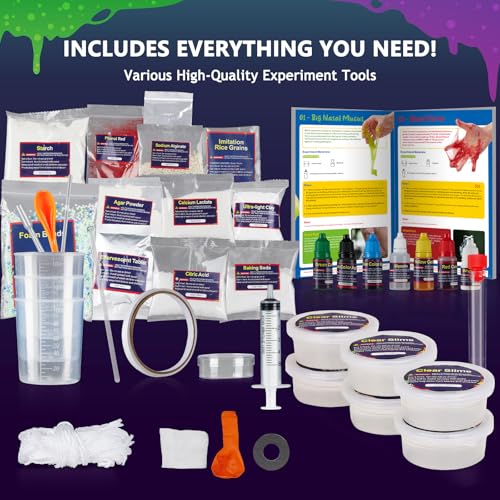 75+ Gross Science Kit for Boys, Science Slime Kit