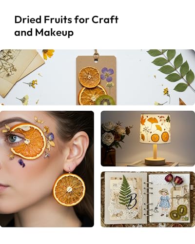 Resiners Dried Pressed Flowers for Resin Molds Scrapbook Supplies - color: Bright Fruit 80pcs