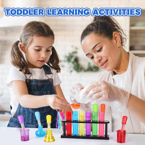 Science Kits for Kids 3-5 Test Tube Droppers for Kids Chemistry Set