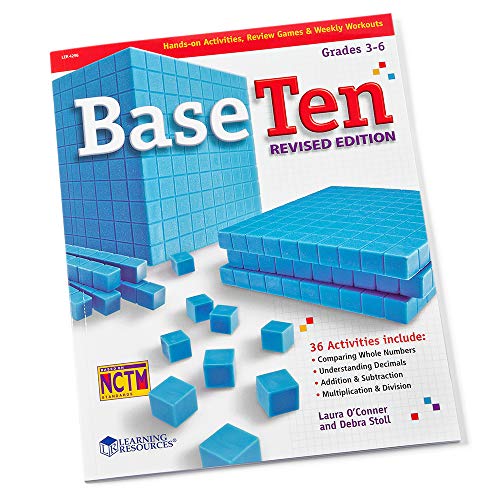 hand2mind Blue Plastic Base Ten Blocks Complete Set, Place Value Blocks, Counting Cubes for Kids Math, Base Ten Blocks Classroom Set, Math Blocks Kindergarten, Base 10 Math Manipulatives (Set of 644) - style: Set of 644