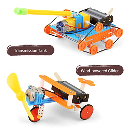 9 Set STEM Craft Kit for Boys, Science Projects Activities for Kids 8-10, Electronic Engineering Toys for Girls 6-8 8-12 Years