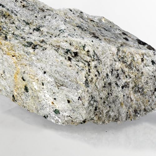 Eisco - Mica Schist Metamorphic Rock Specimen 3" Hand Sample Labeled for Geology Classroom Identification and Foliation Study