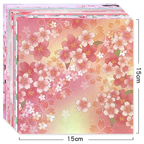 Origami 6"x6" Paper Kit 50 Sheets 12 Vivid Colors - color: 50 sheets-peach blossom