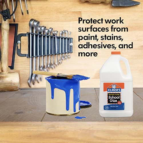 RESILIA Work Bench Mat - 23.5" X 47.5" X 0.06" Scratch-Resistant PVC Mats - Protect Your Workbench, Table, or Tool Station from Painting, Woodworking, Crafting, Building, & More, Clear, Made in USA - color: Clear, size: 23.5" x 47.5"