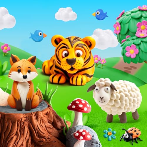 Air Dry Clay 76 Colors, Modeling Magic Clay Gift for Kids - color: 76 Colors