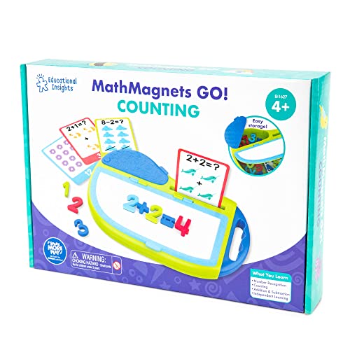 Educational Insights MathMagnets GO! Counting Activity Set, 73 Pieces, Gift for Kids, Ages 4+