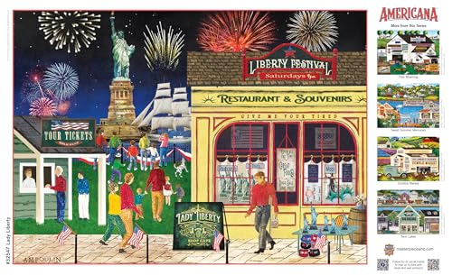 MasterPieces 500 Piece EZ Grip Jigsaw Puzzle for Adults, Family, Or Youth - Lady Liberty - 19.25"x26.75" - style: Lady Liberty