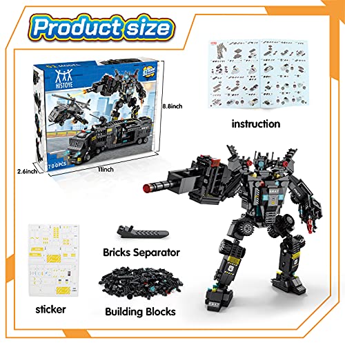 51-in-1 Robot Building Kit for Kids Erector Set for Boys 8-12
