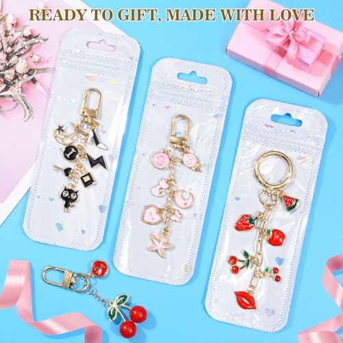 656Pcs Keychain Making Kit: Gold Jewelry Making Supplies, DIY Crafts bulk