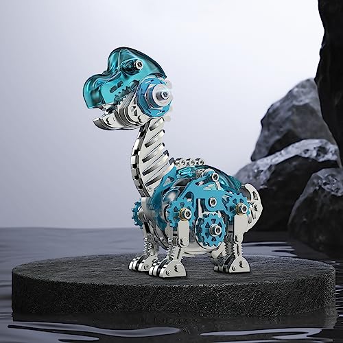 FILASLFT 3D Metal Puzzles for Adults,Dinosaur Model Brachiosaurus - color: B5-brachiosaurus-blue